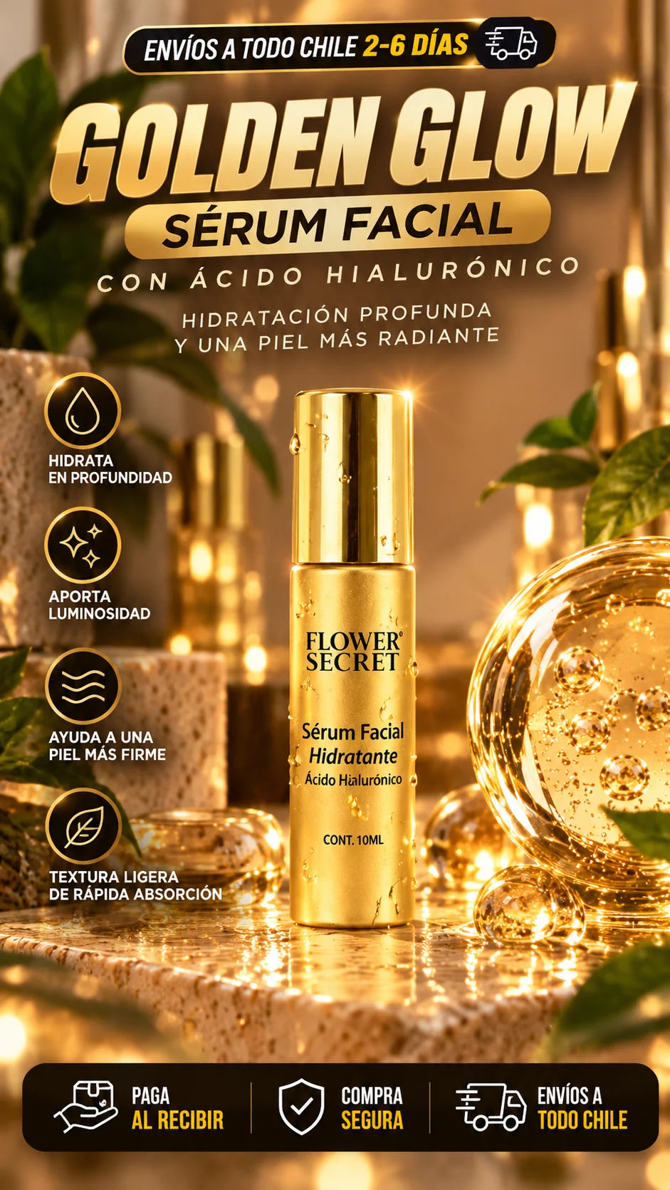 Flower Secret Roll-On | Sérum para el Contorno de Ojos